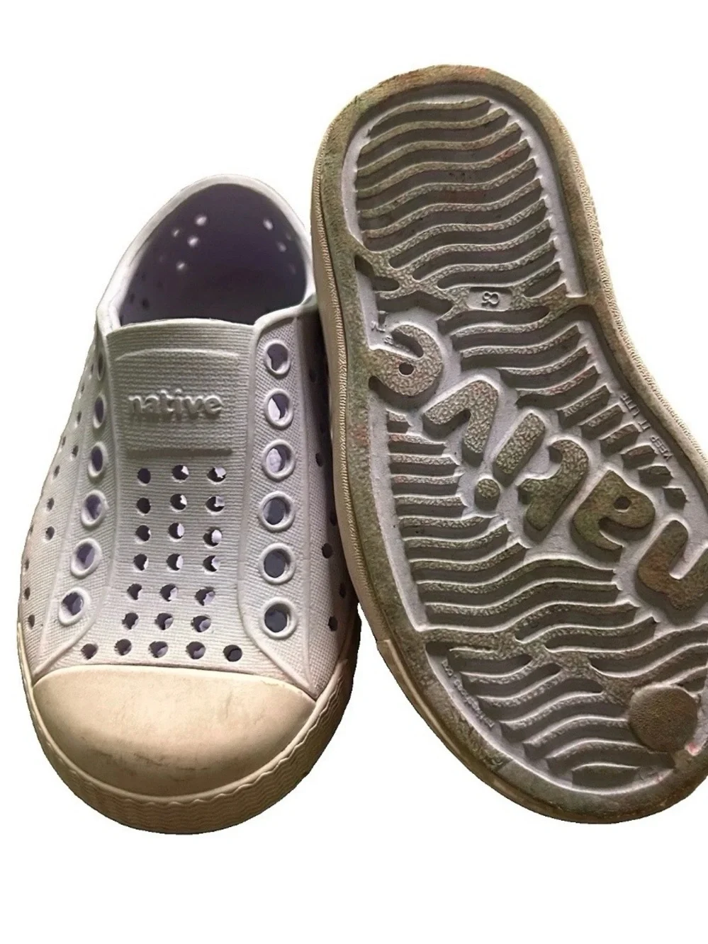 Toddler Girl Native Pink Purple Slip On Summer Water Shoes Size 5